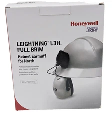Honeywell L3H Leightning Full Brim Hard Hat Mounted Earmuff For North EM7209-HL
