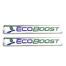 2pack ECOBOOST Badge Emblem fits SUV F150 ECOBOOST Chrome 2011-2018 W