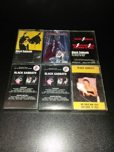 5 Black Sabbath Cassette Tape We Sold Our Soul For Rock N Roll Vol 4 Dehumanizer - Picture 10 of 10