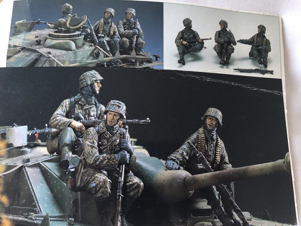 Maquette model, 1/35 Gunze Sangyo figures German Infantry on