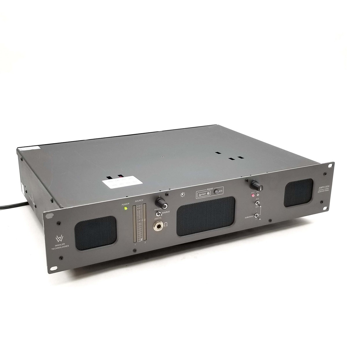 Wohler Technologies Audio Monitor Panel AMP2-SDA Analog Stereo 2U