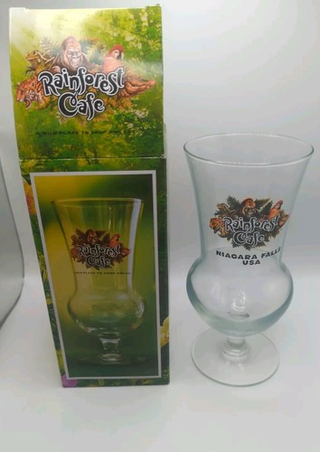 Rainforest Cafe Glass Collectible New in Box. Mall Of America