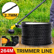 Traderight Trimmer Line Spiral Twist String 2.7MM x 264M Whipper Snipper Cord 0.07 per metre