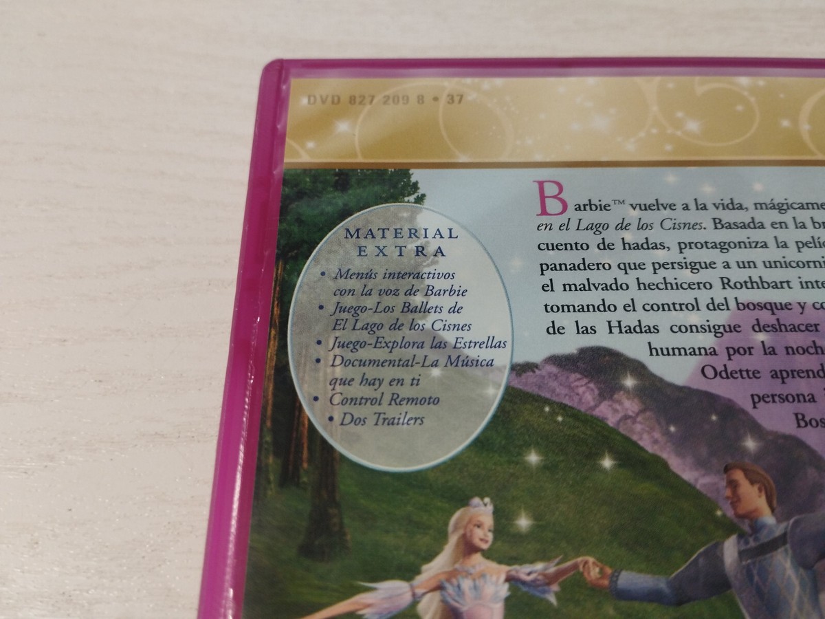 Barbie El Lago de Los Cisnes Mattel DVD Extras Region