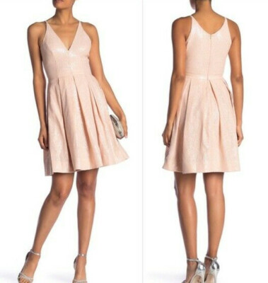 dress the population collette Dress The Population Collette Sequin Fit & Flare Cocktail Party Dress XS NWT