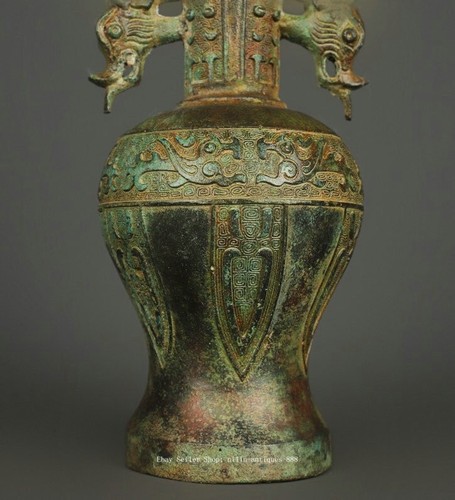 Boutiques Bouteille vase zun oiseau phénix bête 11