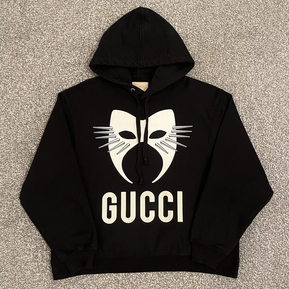 ⭐️ Gucci Mask Hoodie In Black ⭐️ 100% AUTHENTIC ⭐️ SIZE XL