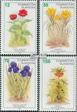 tadjikistan 124-127 (complète edition) neuf avec gomme originale 1998 Flora