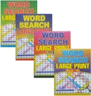A4 Large Print Word Search Puzzle Book Books (57 - 228 PUZZLES)  BK 45 - 48