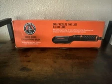 Tame's Easy Glide Beard Straightener Essentials Kit - Anti Scald Beard Comb - -