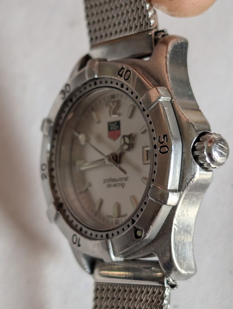 23 TAGHeuer 2000 Professional レディース　稼働品 Tag Heuer Professional 2000 Watch 964.008 Quartz Vintage