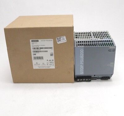 SIEMENS POWER SUPPLY 400VAC 3 PHASE 24VDC 40AMP SITOP PSU8200 6EP3437-8SB00-0AY0