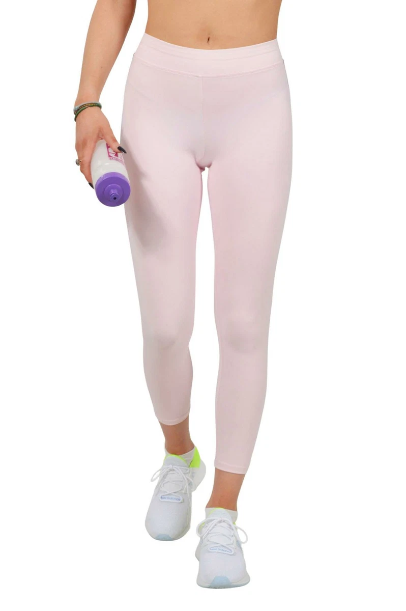 Pale pink top gym leggings