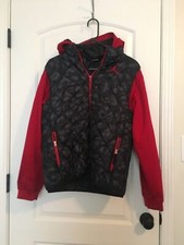 Air Jordan Jumpman Boys Print Full Zip Jacket Coat Athletic Size XL Multi-Color