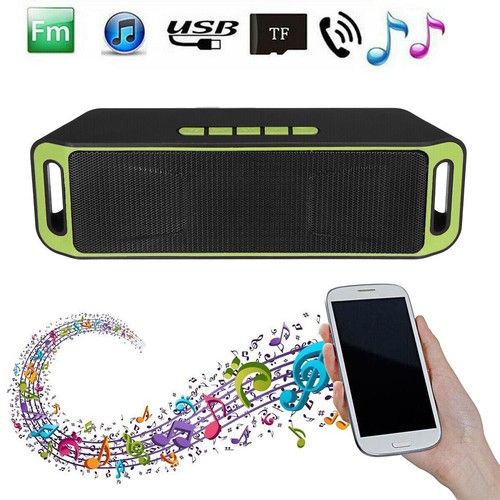 Wireless Outdoor Bluetooth Speaker Stereo Bass USB/TF/FM Radio NEW - Picture 17 of 18