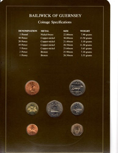 COIN SETS OF ALL NATIONS BAILIWICK OF GUERNSEY PR UNCirc SPECIAL OFFER read desc - Picture 2 of 2