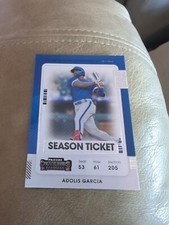 2021 Contenders Base Season Ticket #25 Adolis Garcia - Texas Rangers