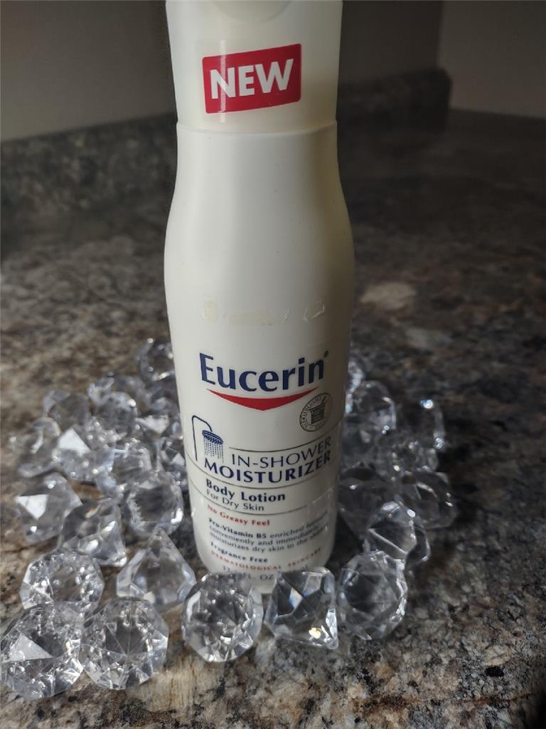 ONE (1) Eucerin INSHOWER MOISTURIZER Body Lotion For Dry Skin 13.5 Fl