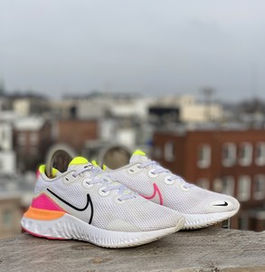 Nike Renew Run CK6360-005 White Pink Orange Women Running Shoes Size 8.5 |  eBay