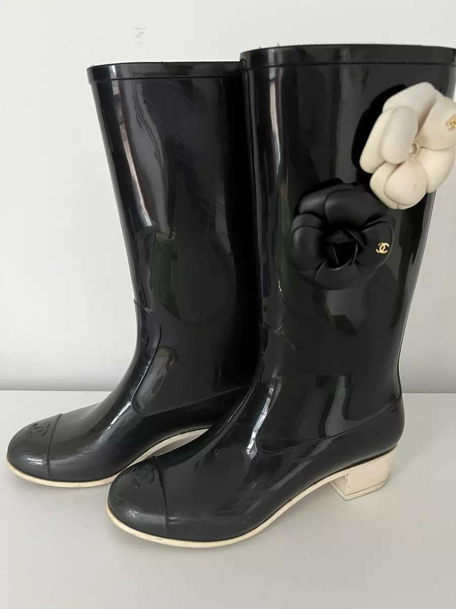chanel rain boots 37 | eBay