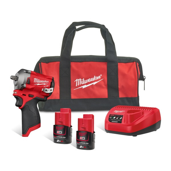 Milwaukee Tools M12 Fuel Impact Wrench 3/8 (Kit) 4933478785