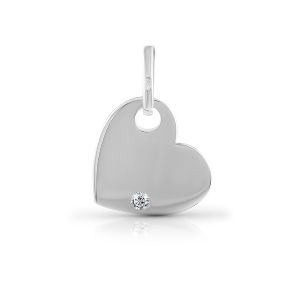 AnhäNger 925 Sterling Silber Damen F AnhäNger 925/- Sterling Silber Zirkonia-image