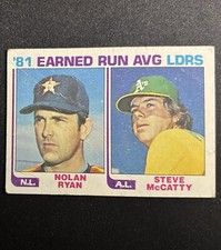 1982 Topps #167 NOLAN RYAN 1981 Earned Run Average Leaders HOF Houston Astros