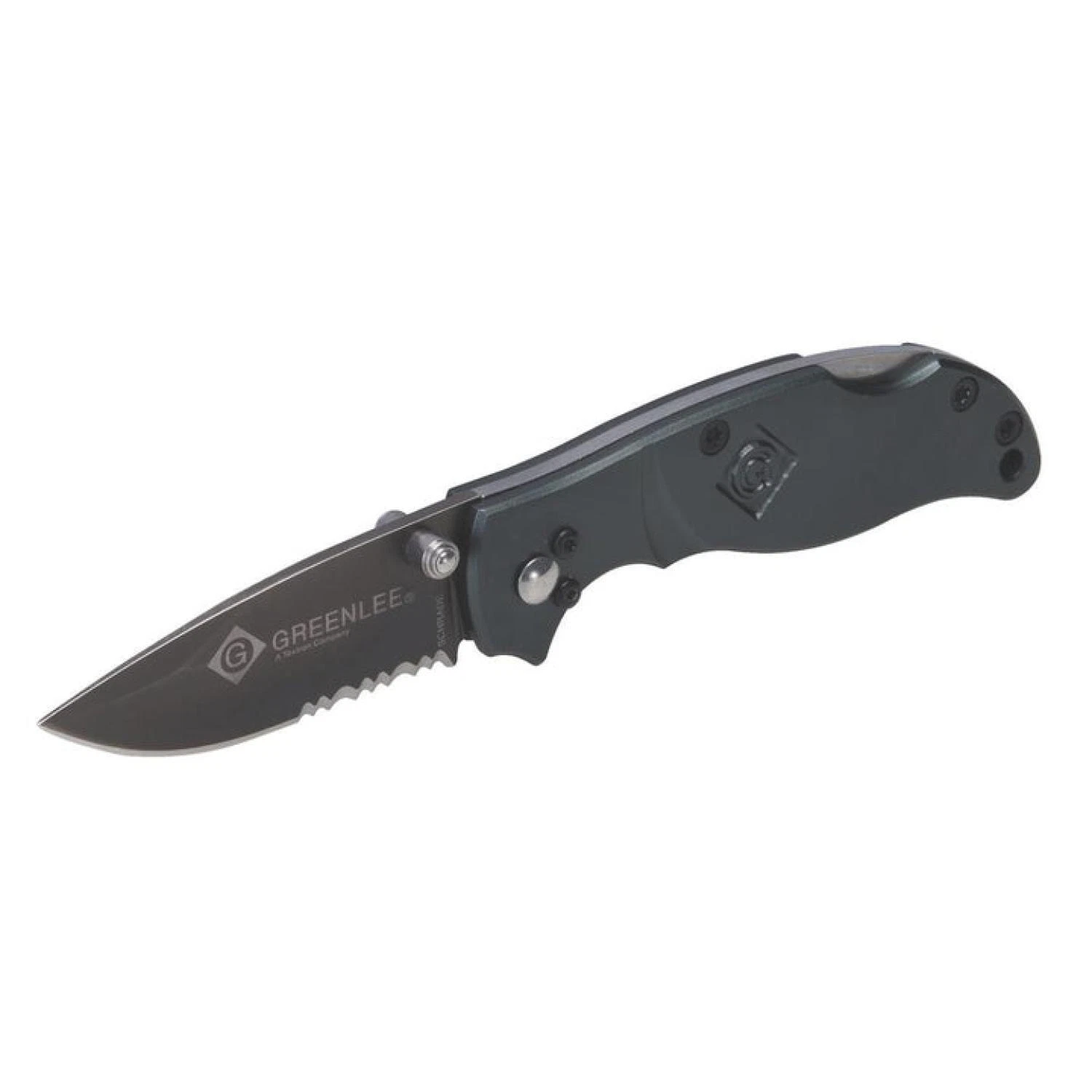 Greenlee 52058209 Folding Knife,Drop Point,5-3/4 In,Black