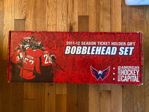 Porta biglietti stagione Washington Capitals Bobblehead set Capitols 2011-2012 - Foto 1 di 14