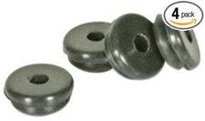 Stove Range Grate Rubber Grommets Black Camco Magic Chef (43614) 4 pack