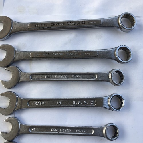 17 Piece Assorted Combination Wrench Set - 12 Point Drive Super Nice - Picture 2 of 13