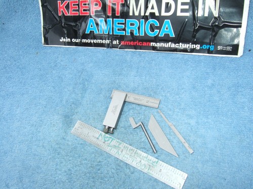 LUFKIN 138 SQUARE #DF DIE-MAKERS USA MACHINIST 5 PIECES NO BOX INSPECTION QA