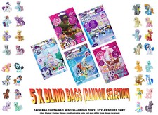 5 x  My Little Pony Mini Figure Blind Bags - Miscellaneous Styles/Series