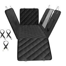 Dog Car Seat Cover for Back Seat Waterproof Dog Car Hammock with Mesh Window