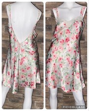 Inner Most Satin Floral NIGHTGOWN SZ M