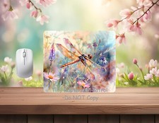 Dragonfly themed neoprene PC/laptop Mouse Pad, CHOICE, FREE shipping, gifts