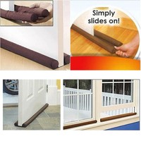 3pcs Twin Door Guard Draft Stopper Energy Save Protector Window Doorstopper 3pcs Twin Door Guard Draft Stopper Energy Save Protector Window Doorstopper