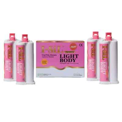 I-Sil Premium Light Body Fast Set VPS Impression Material - 4X50ml/Box_ISLBF 