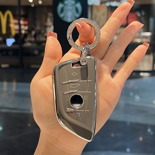 Funda protectora con llave remota de poliuretano termoplástico suave para automóvil BMW X3 X5 X6 F30 F34 F10 F20 G20 G30 G01 - Imagen 16 de 16