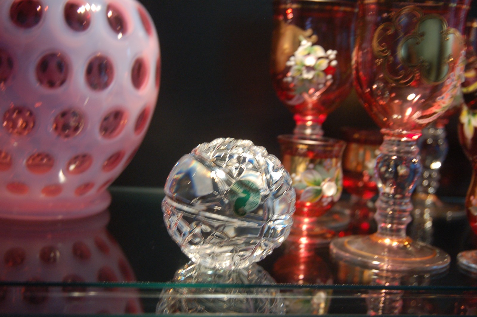 WATERFORD LISMORE CRYSTAL PAPERWEIGHT eBay