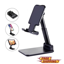 Adjustable Cell Phone Tablet Stand BLACK Desktop Holder Mount Mobile Phone,iPad