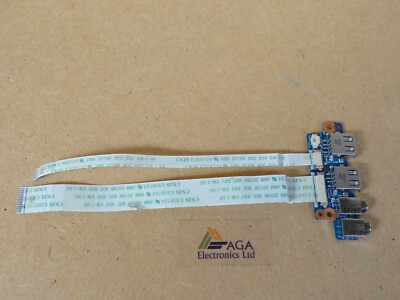 Clevo Co. W950TU Laptop USB / Audio Board & Flachbandkabel. Teile-Nr: 6-71-W95K8-D02