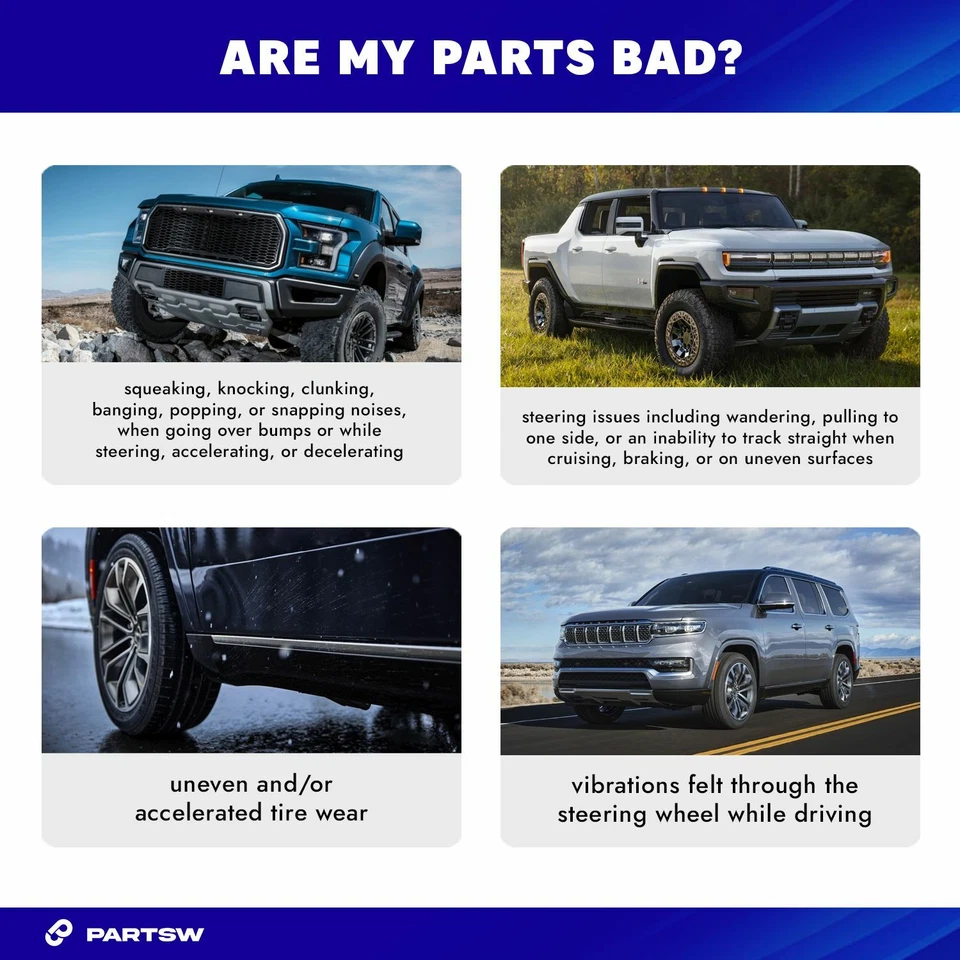 Juego de 2 botas con fuelle de piñón y cremallera para Aerostar Granada Mustang Mark VII Cougar Foto 4 de 4