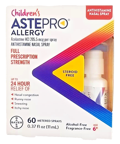 Children's Astepro Allergy Antihistamine Nasal 60 Sprays EXP 11/25 FREE SHIP *E5