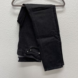 Five Four Los Angeles Mens 33 Slim BRIGGS Jeans Dark Black Wash Denim  Straight | eBay