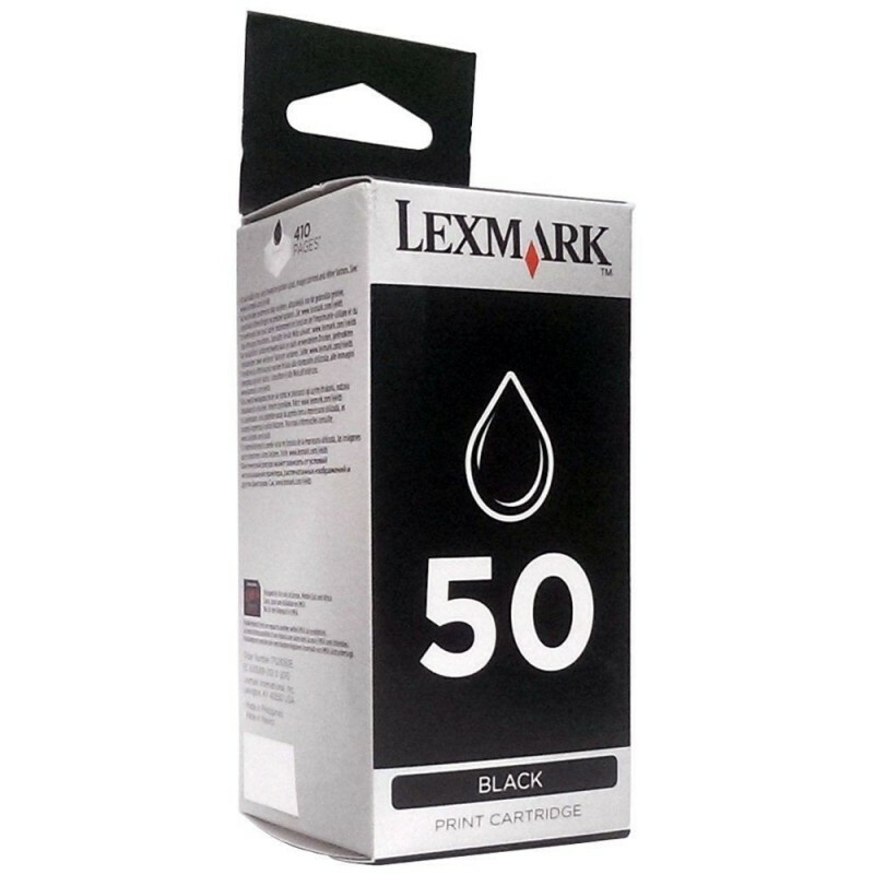 Cartouche D’encre Lexmark 50 Noir – Originale, Neuve Sous Blister (réf 0304) – Port Gratuit