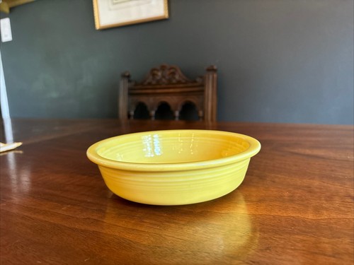 FIESTA Original YELLOW Fruit Bowl 6” Fiestaware VINTAGE 1938-1959 Very Good Cond - Picture 10 of 11