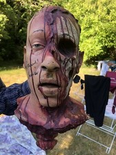 Collectors!!! OOAK Simon Pegg cast crew signed foam head
