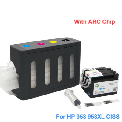 For HP 953XL CISS with ARC Chip For HP 7740 8210 8710 8715 8740 8720 8725 8730