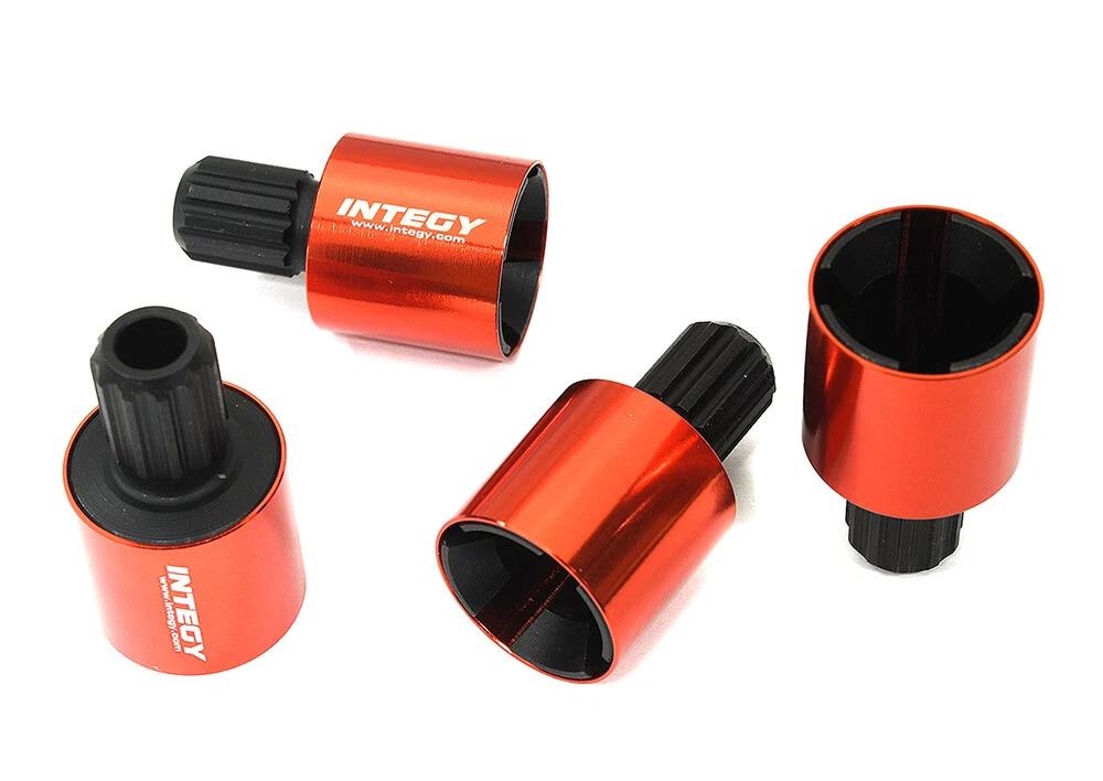 Kit 4 Coppe Di Trasmissione In Alluminio Billet Integy Per Traxxas XRT E X-Maxx 8S